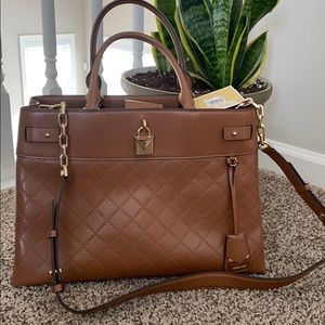 NWT Michael Kors Leather Satchel